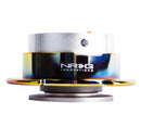 NRG Quick Release Gen 2.5 - Silver Body / Neochrome Ring-1