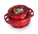 NRG Quick Release Kit Gen 257 - Red Body / Red Cutout Ring-1