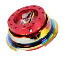 NRG Quick Release Gen 2.8 - Red Body / Neochrome Ring-1