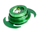 NRG Quick Release Kit Gen 3.0 - Green Body / Green Ring w/Handles-1