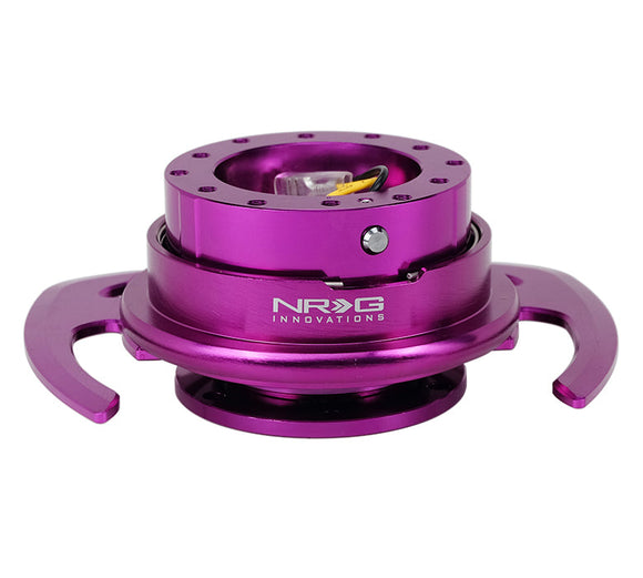 NRG Quick Release Kit Gen 4.0 - Purple Body / Purple Ring w/ Handles