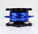NRG Race Short Hub Datsun - Black Body Blue Ring-1