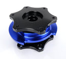 NRG Race Short Hub Datsun - Black Body Blue Ring-3
