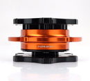 NRG Quick Release - Black Shinny Body / Orange Shinny Ring SFI SPEC 42.1-1