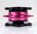 NRG Quick Release Gen 2.0 - Black Shinny Body / Pink Shinny Ring SFI Spec 42.1-1