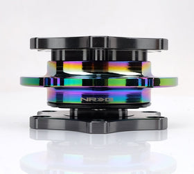 NRG Quick Release Gen 2.0 - Gun Metal Body / Black Shinny Ring SFI Spec 42.1