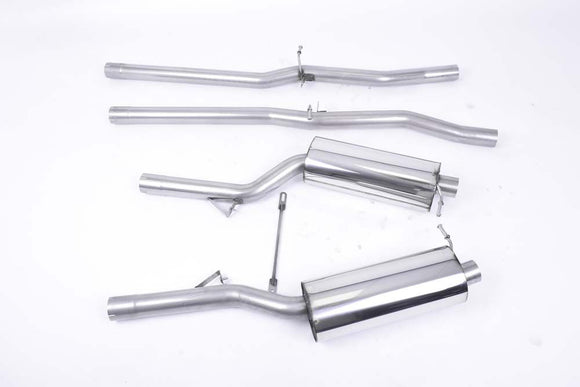 MILLTEK CAT-BACK AUDI RS6 2002 2004 NON-RESONATED (LOUDER)