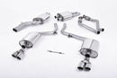 MILLTEK CAT-BACK AUDI S5 2009 2011 EC-APPROVED. QUAD POLISHED TIPS.-1
