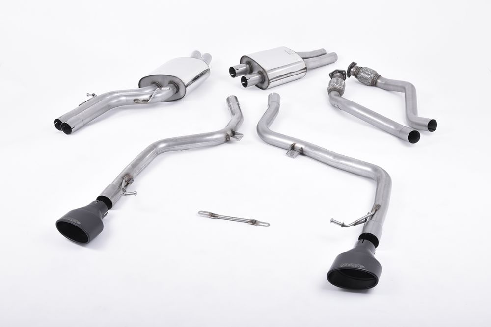 MILLTEK CAT-BACK AUDI S5 2009 2011 RACE VERSION (NOT RECOMMENDED FOR ROAD USE).