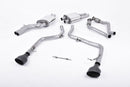 MILLTEK CAT-BACK AUDI S5 2009 2011 RACE VERSION (NOT RECOMMENDED FOR ROAD USE).-1