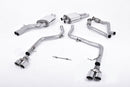 MILLTEK CAT-BACK AUDI S5 2009 2011 RACE VERSION (NOT RECOMMENDED FOR ROAD USE).-1