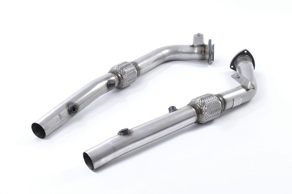 MILLTEK CAT REPLACEMENT PIPES AUDI RS4 2006 2008 MUST BE FITTED WITH THE MILLTEK