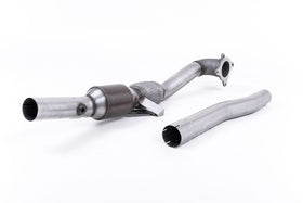 MILLTEK LARGE BORE DOWNPIPE AND HI-FLOW SPORTS CAT AUDI TT MK2 2006 2011 MUST BE