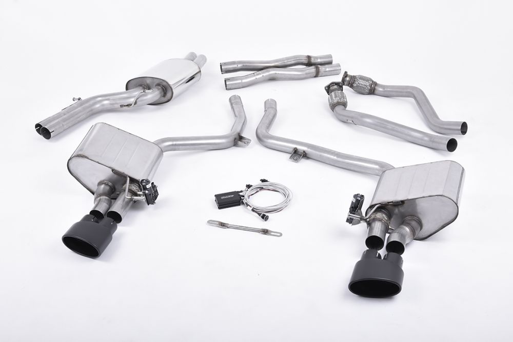 MILLTEK CAT-BACK AUDI S4 2009 2012 VALVESONIC ELECTRONIC VALVED SYSTEM