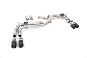 Milltek Valved Cat-Back Exhaust System (Carbon Jet-90 Trims) - Mercedes Benz / 4.0 Bi-Turbo V8 / W463 / G-Class