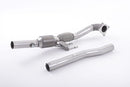 MILLTEK LARGE BORE DOWNPIPE AND HI-FLOW SPORTS CAT AUDI TT MK2 2008 2014 MUST BE-1