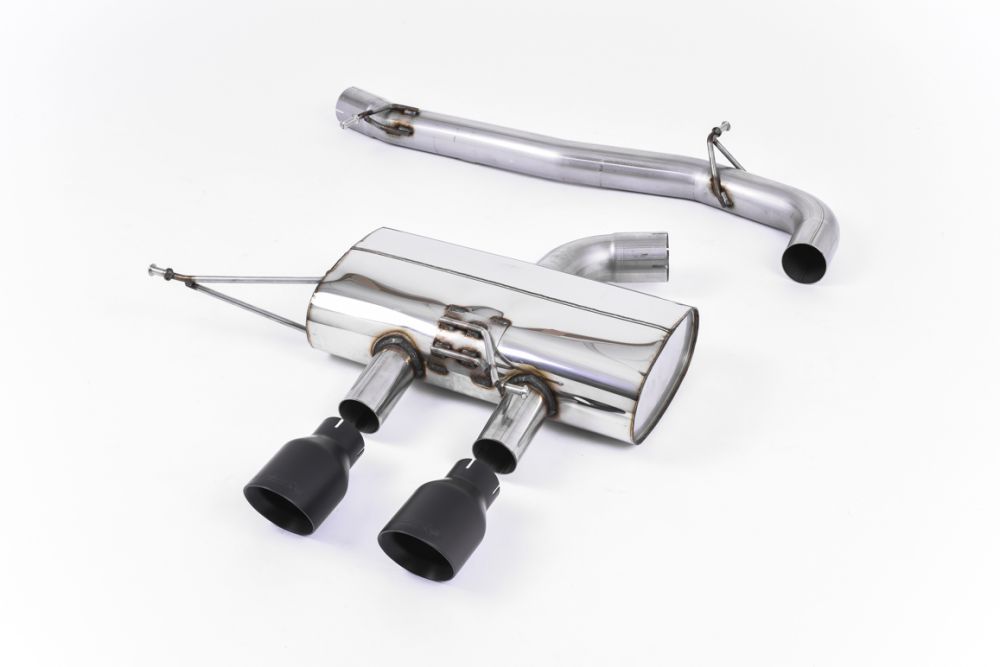 MILLTEK CAT-BACK VOLKSWAGEN GOLF 2009 2013 3-INCH RACE SYSTEM. NON-RESONATED (LO