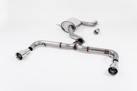 MILLTEK CAT-BACK VOLKSWAGEN GOLF 2009 2013 3-INCH RACE SYSTEM. NON-RESONATED (LO