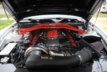 BMR 05-14 S197 Mustang V8 w/o Plenum Cover Strut Tower Brace - Black Hammertone