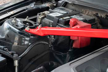 BMR 05-14 S197 Mustang V8 w/ Plenum Cover Strut Tower Brace - Red