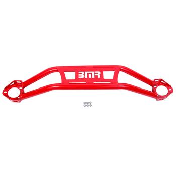 BMR 08-18 Dodge Challenger Front Strut Tower Brace - Red (Twin Tube Design)
