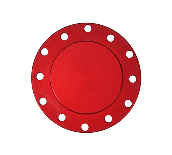 NRG Horn Delete Plate Flush 70x6in / 74x6 PCD pattern - Red