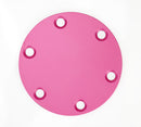 NRG Horn Delete Plate Laser Logo - Pink-1