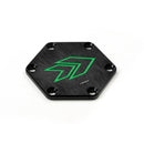 NRG Arrow Engraved Horn Delete Button- Green-1