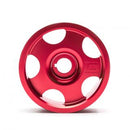 Limited Edition Red Subaru Main Pulley + Oil Cap + Battery Tie Down-2