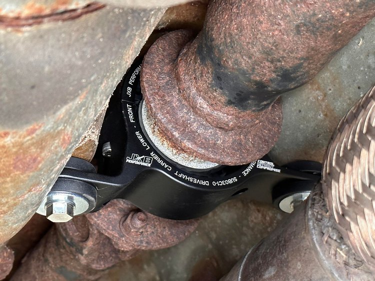 Driveshaft Carrier - SUB03 - 1st/2nd gen (GM/GC/GF/GD/GG) Impreza/WRX/STi/Impreza Outback/Outback Sport, Saab 9-2X, 3rd gen (BE/BH) Legacy - Track Bushings