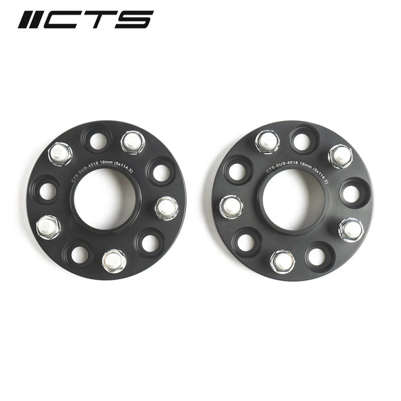 CTS Turbo Tesla Model 3/Model Y Hubcentric Wheel Spacers (with Lip) +18mm | 5×114.3 CB 64.1