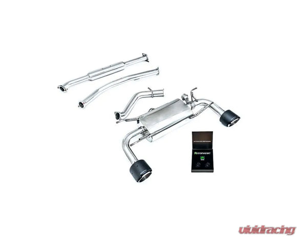 ARMYTRIX Valvetronic Exhaust System Toyota GR86 2022+ | Subaru BRZ 2.4L Non-OPF 2013+ - Carbon Fiber