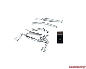 ARMYTRIX Valvetronic Exhaust System Toyota GR86 2022+ | Subaru BRZ 2.4L Non-OPF 2013+ - Chrome Silver