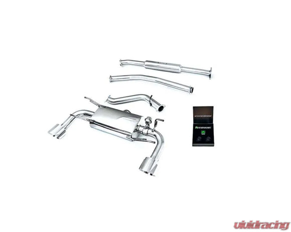 ARMYTRIX Valvetronic Exhaust System Toyota GR86 2022+ | Subaru BRZ 2.4L Non-OPF 2013+ - Chrome Silver