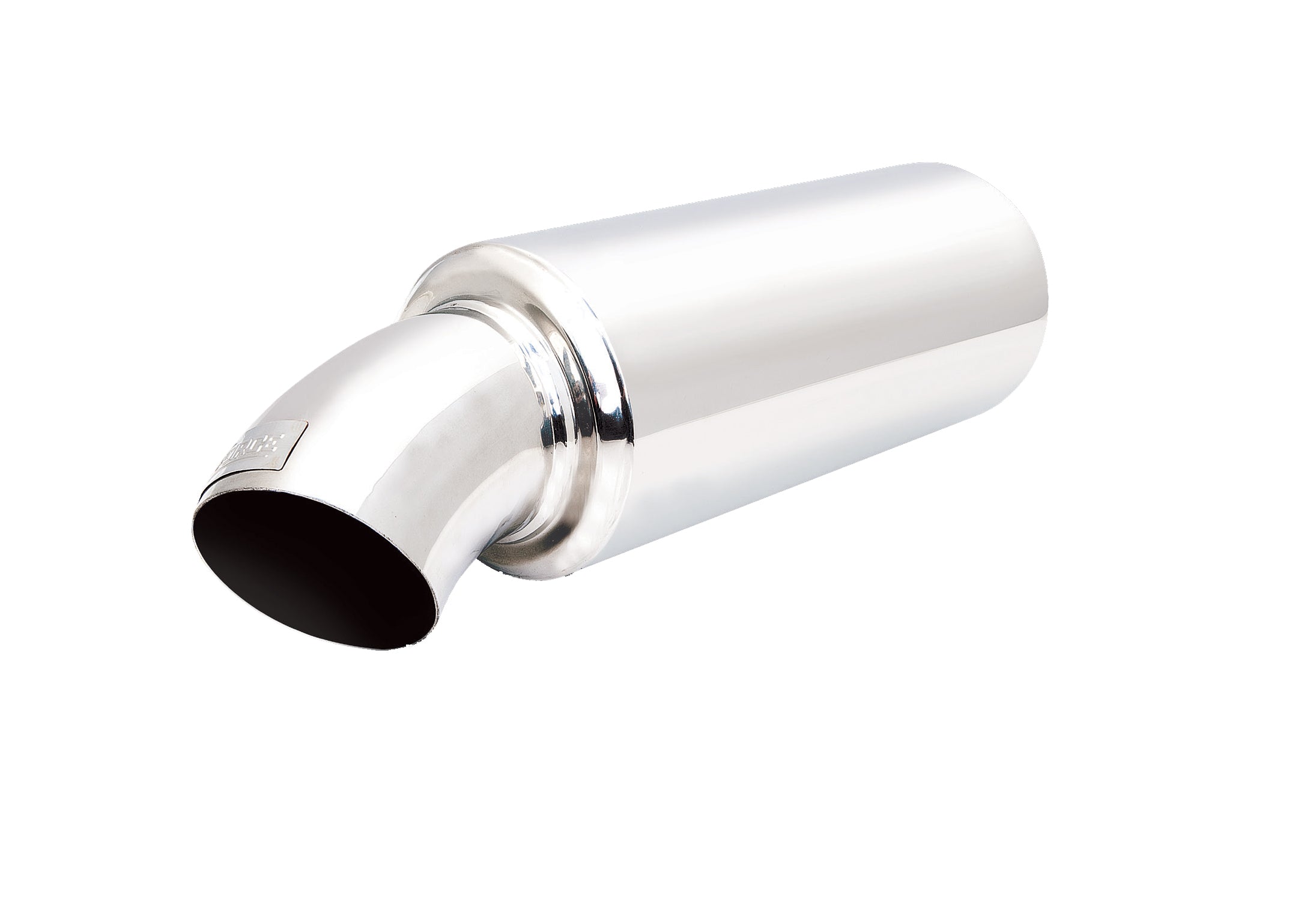 Xforce Cannon Muffler 4 Dumpipe Style. 7" OD Tip. 3" Inlet. 14" Long"
