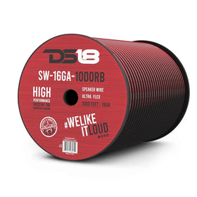 DS18 Speaker Wire 16-GA 1000-Feet Red and Black