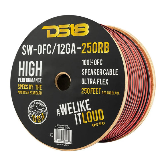DS18 Speaker Wires 12-GA 250-Feet