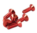 NRG Steering Wheel Screw Upgrade Kit (Conical) - Red-1