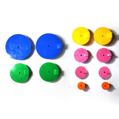 Ticon Industries Tig Aesthetics Silicone Purge Plugs (Sanitary Set 1in-4in)