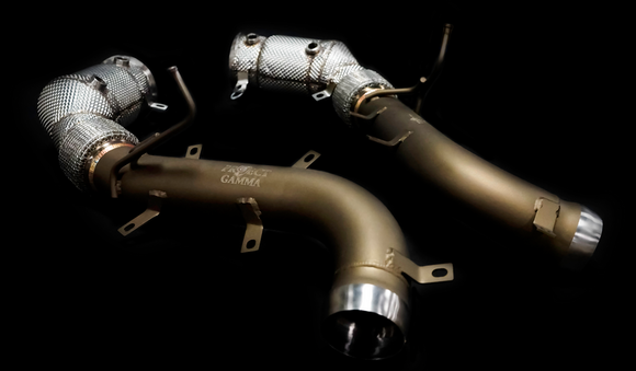 MCLAREN 600LT 650S STAINLESS STEEL DOWNPIPES