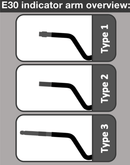 Turn Signal & Wiper Indicator Extensions - E30-10