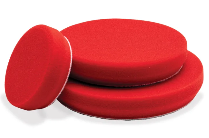 Griots Garage 3in Red Waxing Pads (Set of 3) - Single