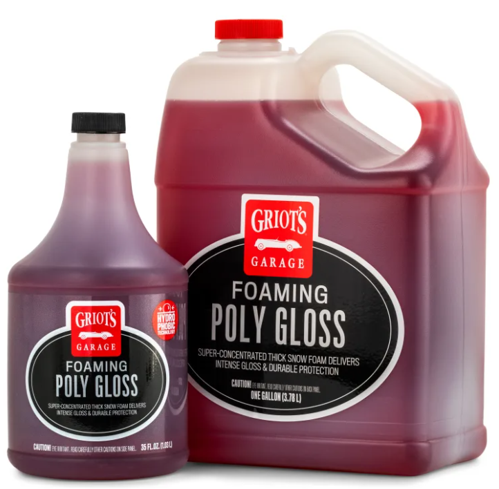 Griots Garage FOAMING POLY GLOSS - 1 Gallon (Comes in Case of 4 Units)