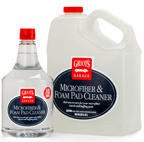 Griots Garage Microfiber & Foam Pad Cleaner - 35oz w/o Sprayer (Comes in Case of 6 Units)