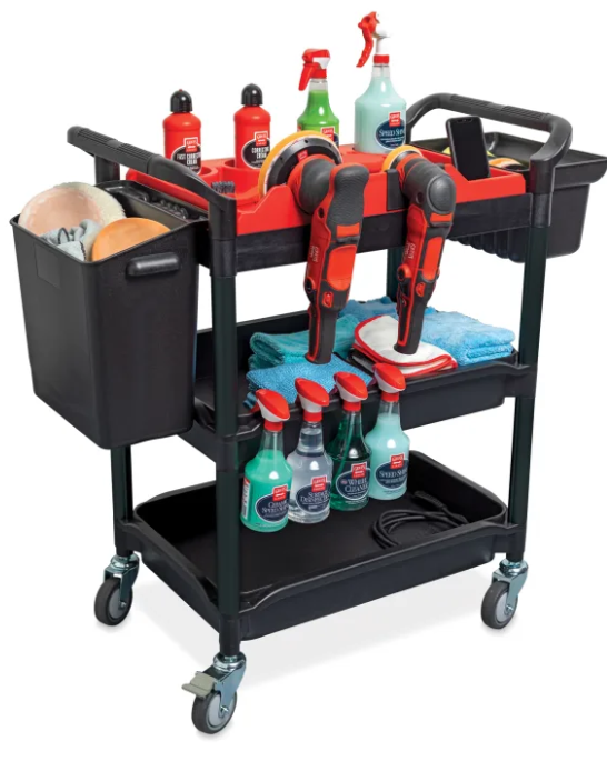 Griots Garage Ultimate Detailing Cart w/ Trays and Bins - 0