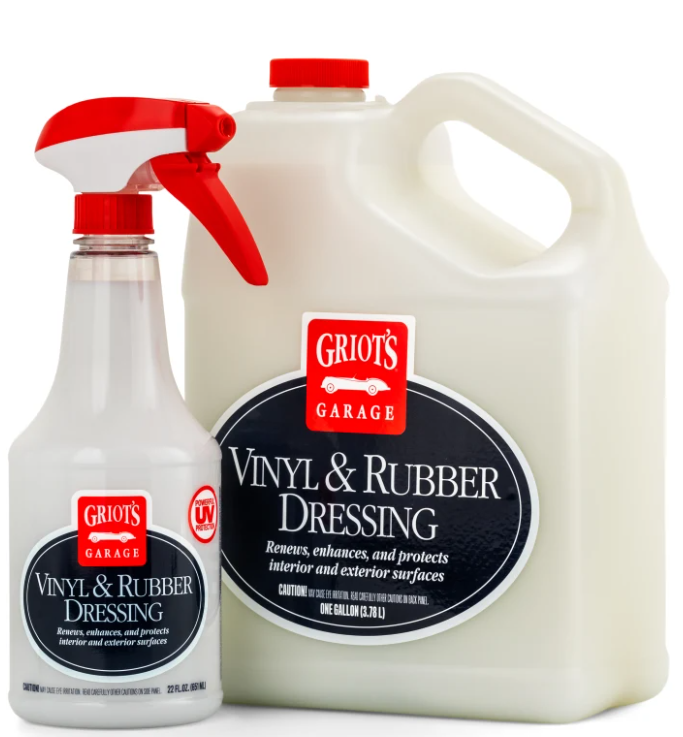 Griots Garage Vinyl & Rubber Dressing - 1 Gallon (Comes in Case of 4 Units)