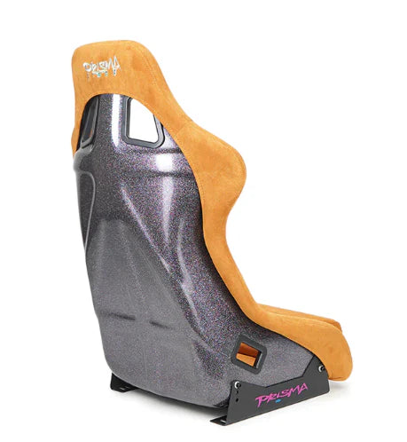 NRG FRP Bucket Seat PRISMA Edition W/ Pearlized Back Tan Alcantara - Large - 0