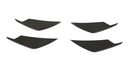Dry Carbon Fiber Front Bumper Canards V3 BMW M3 G80 | M4 G82 G83 2021-2024-1