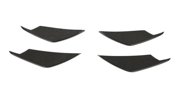 Dry Carbon Fiber Front Bumper Canards V3 BMW M3 G80 | M4 G82 G83 2021-2024