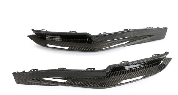 Carbon Fiber Rear Bumper Splitters V4 for BMW NEW M3 2021 2022